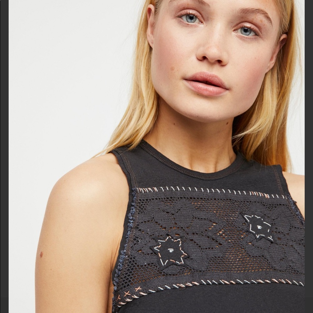 Free People We The Free Window Tank - Picture 2 of 3